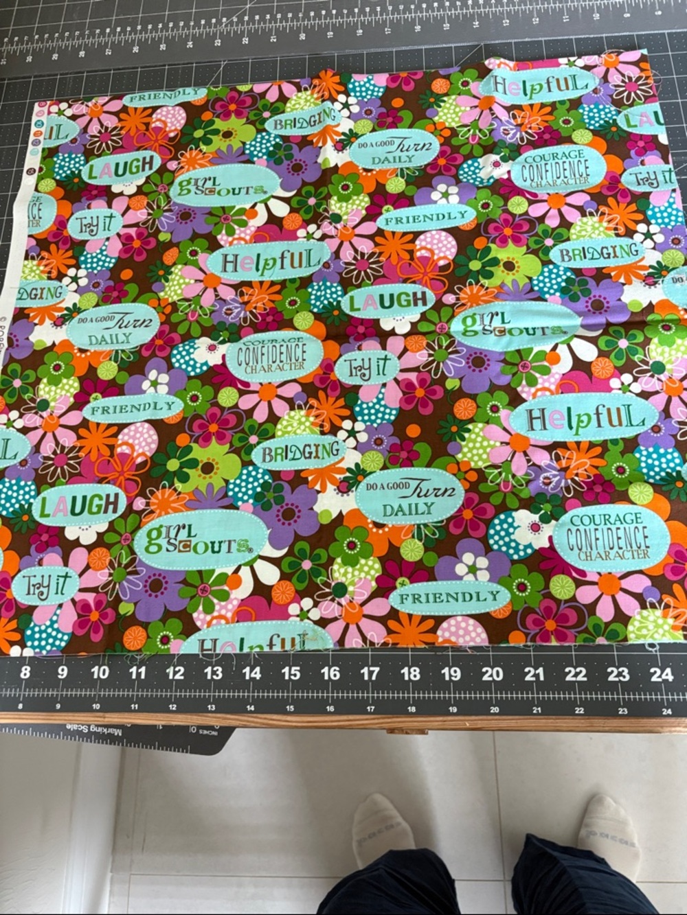 Girl Scout Fabric